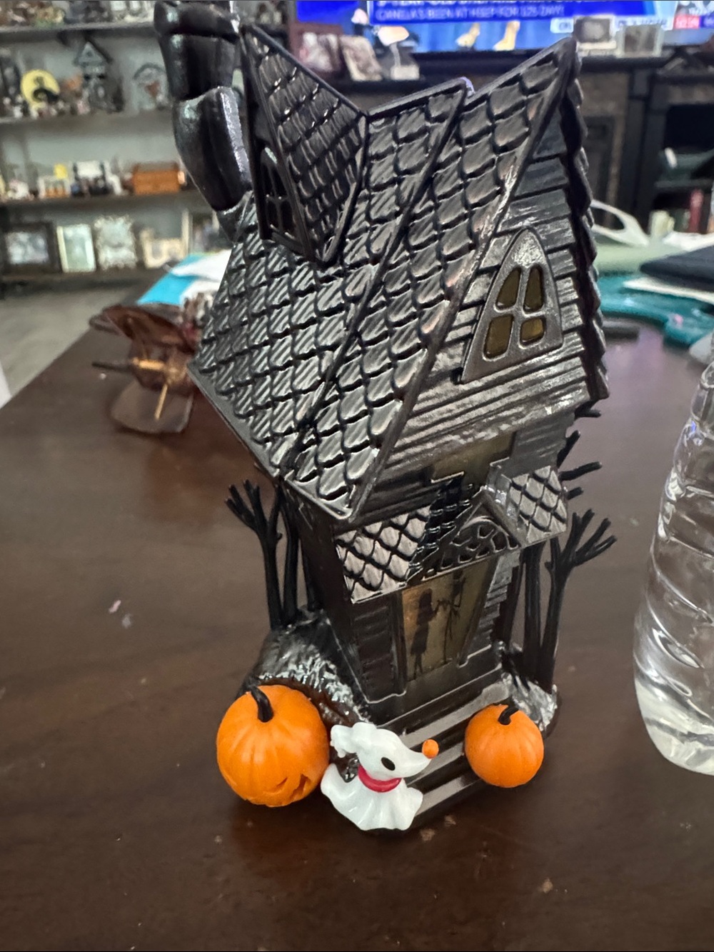 Bath and Body Nightmare Before Christmas Haunted House with Pumpkins and Zero